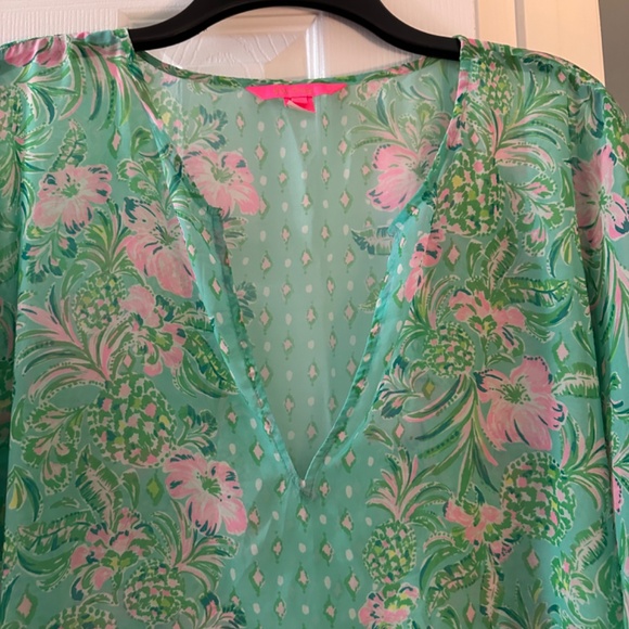 EUC Lilly Pulitzer Cuca coverup L/XL - Picture 9 of 13